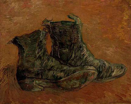 peinture chaussures van gogh