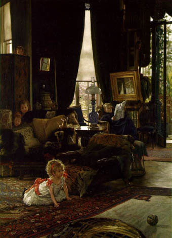 James Tissot - Cacher et trouver - Fort/Da - jeu - enfant